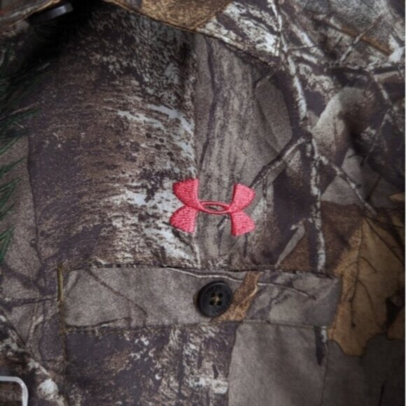 NWT Under Armour camo Performance Field RTX hunting button down shirt - Picture 5 of 8